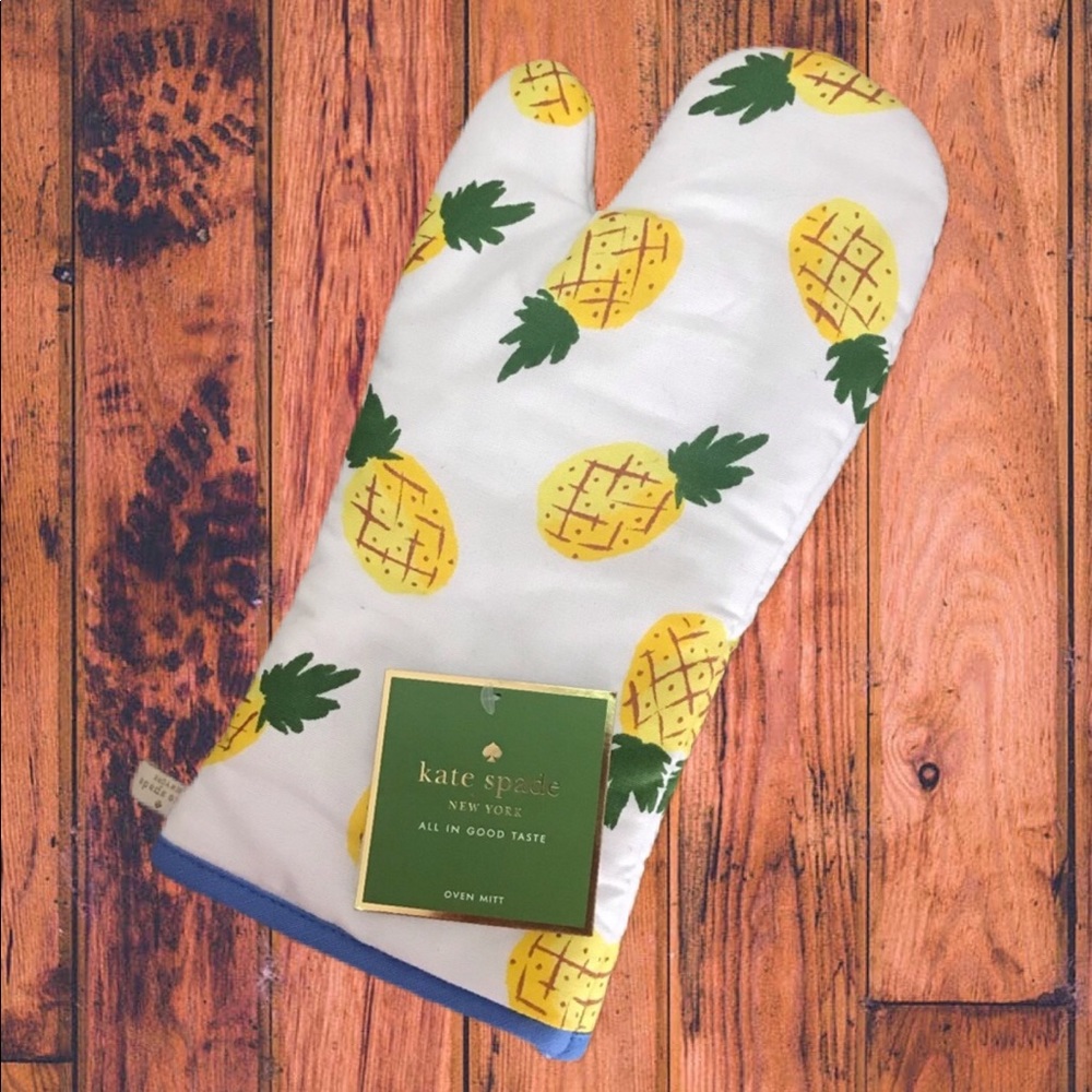 Kate Spade Pineapple Oven Mitt NWT